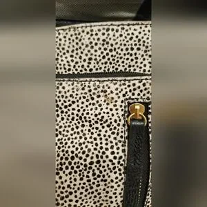 Fossil | Bags | Fossil Amelia White Cheetah Black Leather  display picture 1